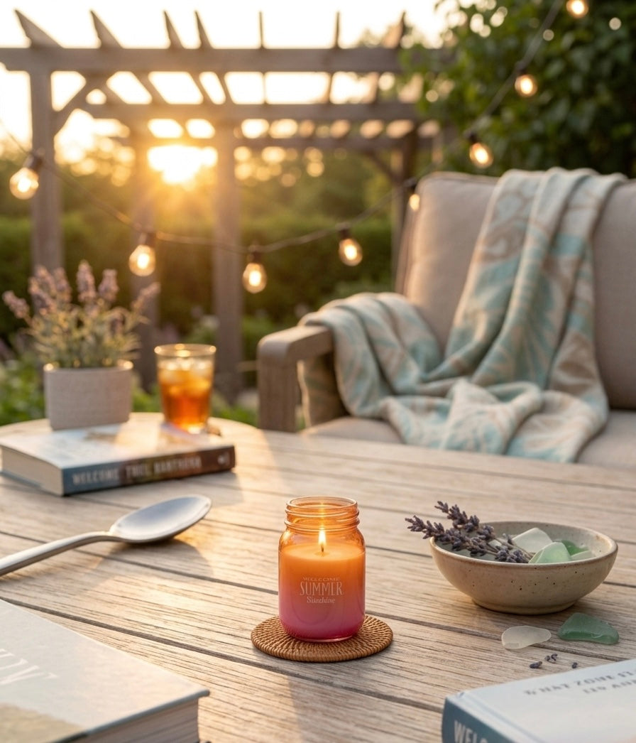 Mini Summer Sunshine Gradient Jar Candle