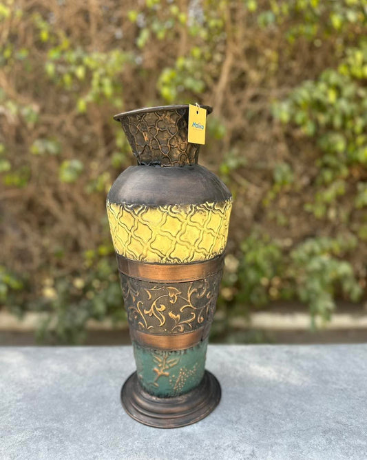 The Heritage Luxe Metal Vase