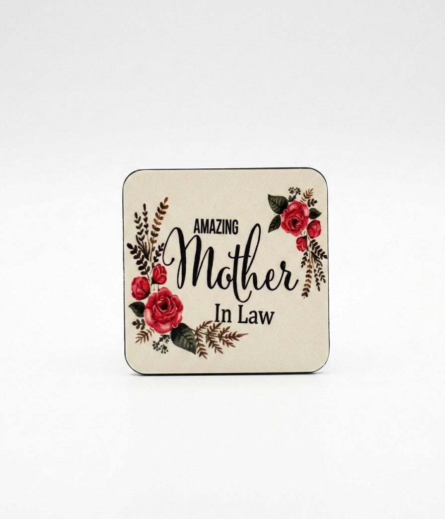 Wooden Mother's Day Mini Fridge Magnets