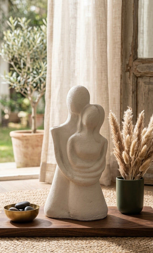 Embrace Pottery Figural Vase