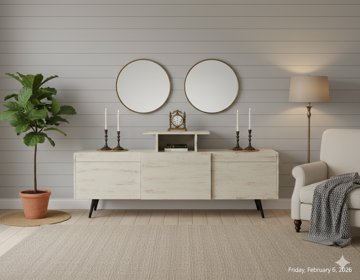 Shabby Chic Media Console