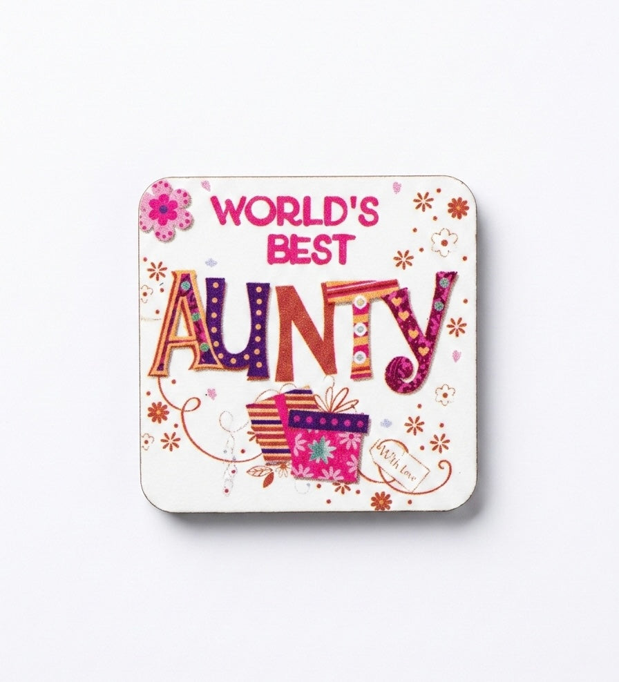 Wooden Mother's Day Mini Fridge Magnets