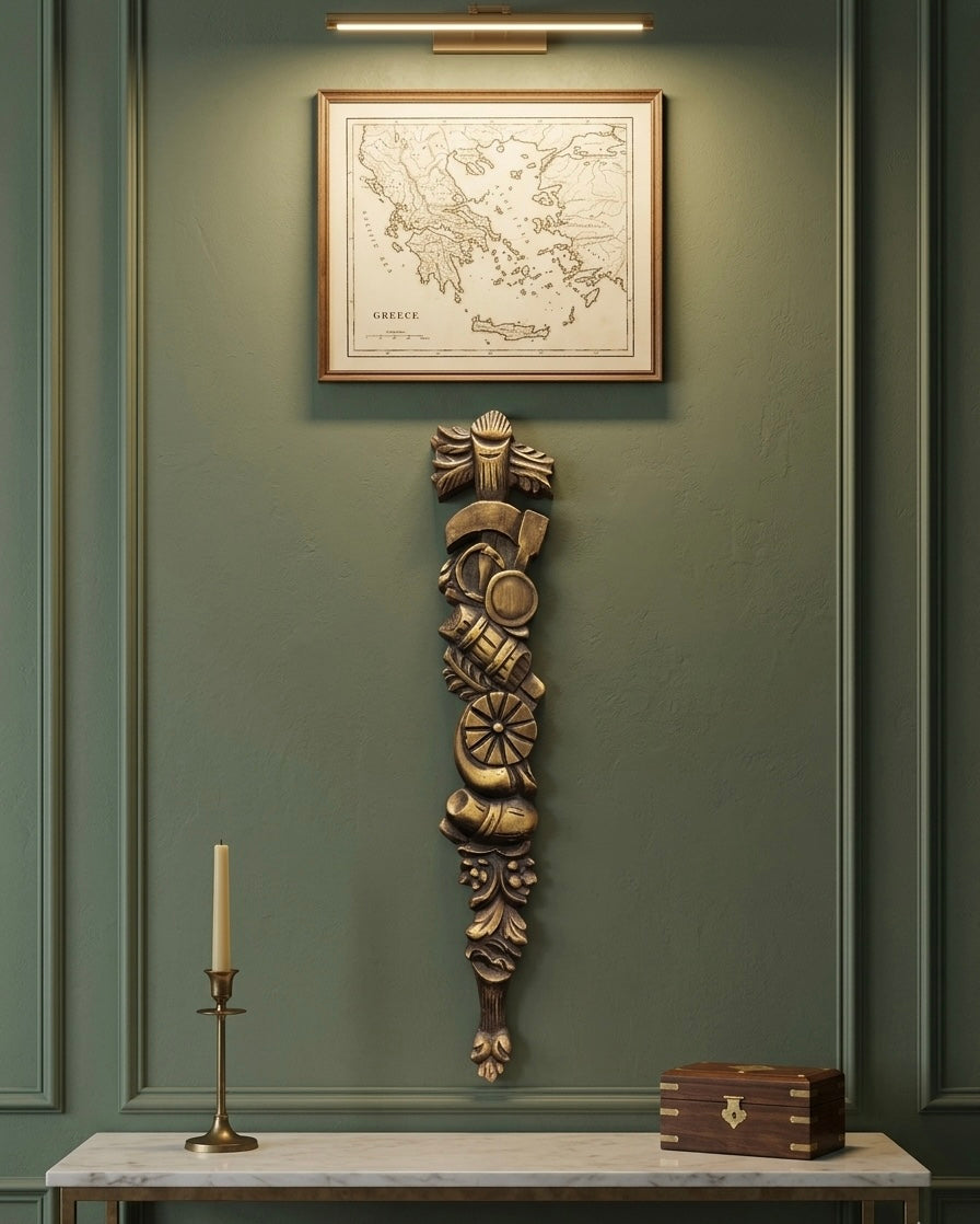 Antique Gold Classical Wall Finial
