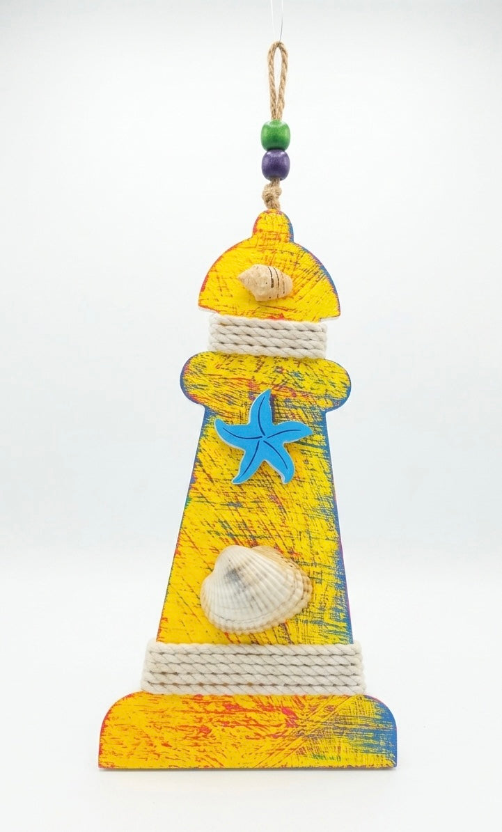 Handcrafted Wooden Lighthouse Wall Art