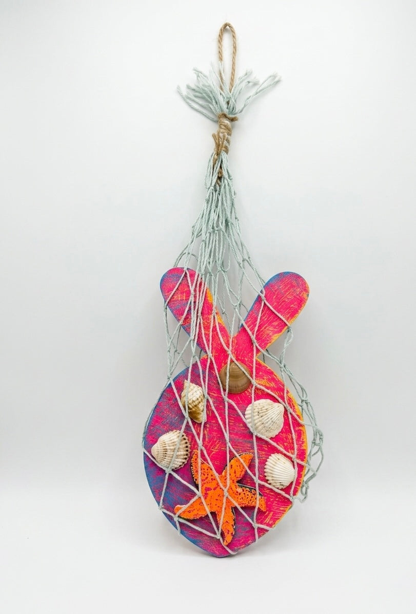 Coastal Fish Net Wall Decor
