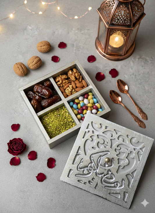 Wooden Multi Compartment Box