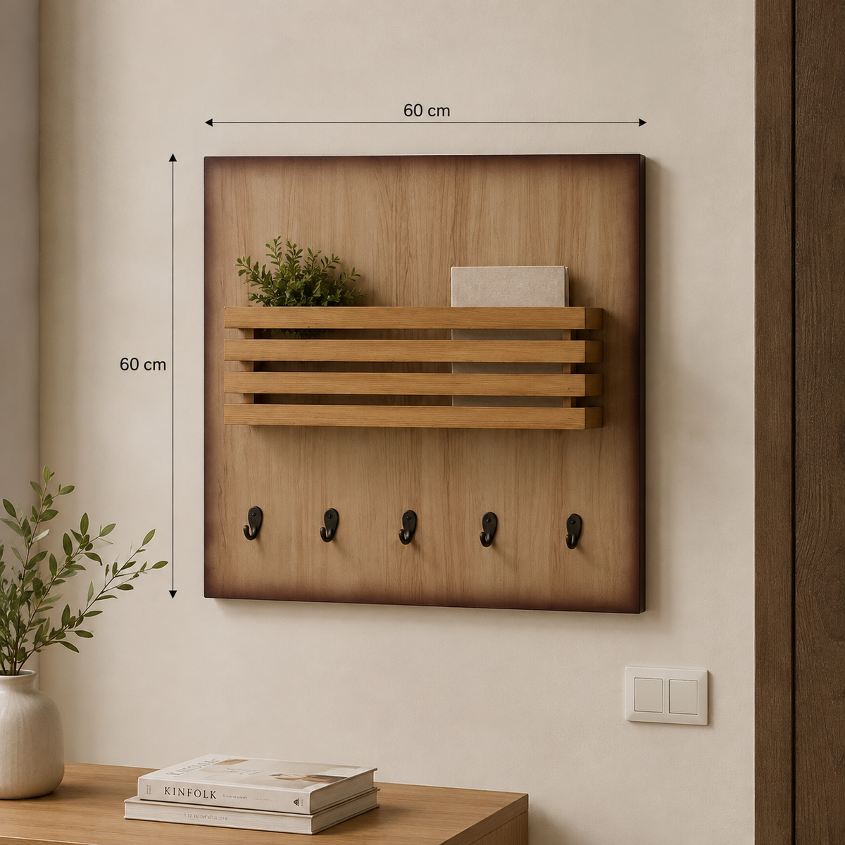 Decorative Electrical Panel Cover & Wall Organizer (60x60 cm)
