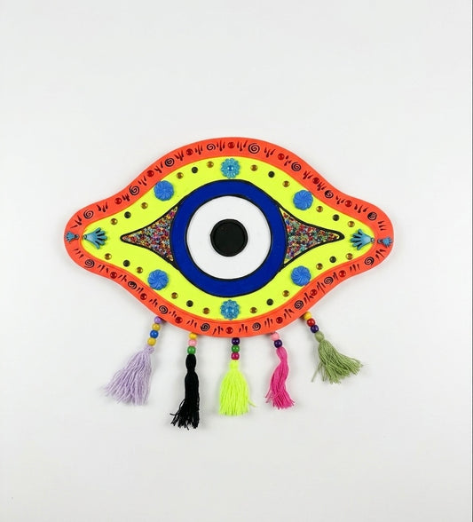 Handmade Evil Eye Wall Hanging