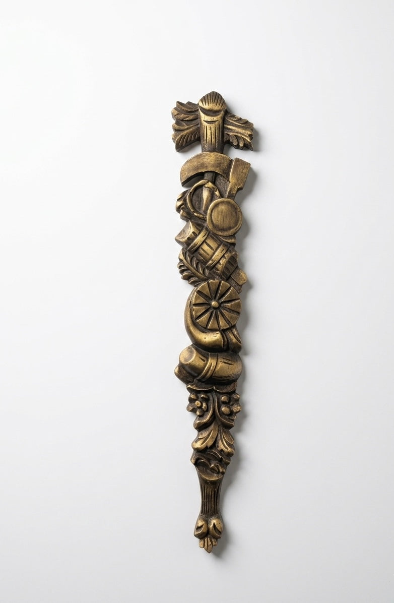 Antique Gold Classical Wall Finial