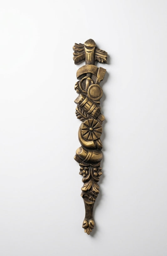 Antique Gold Classical Wall Finial