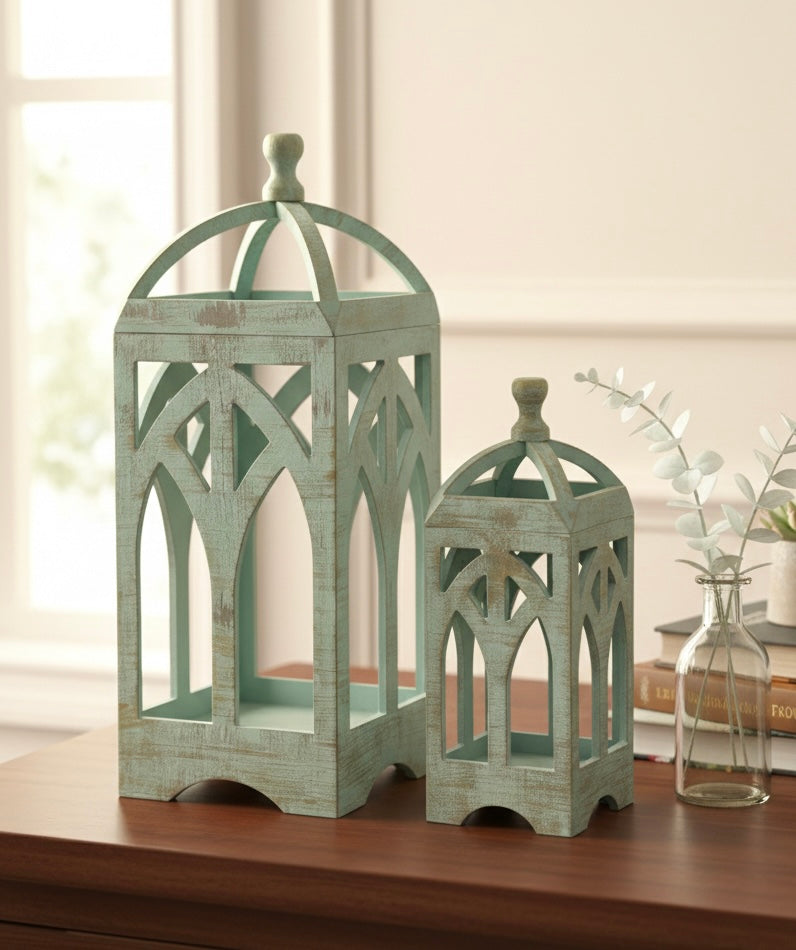 Artisan Distressed Lantern Set