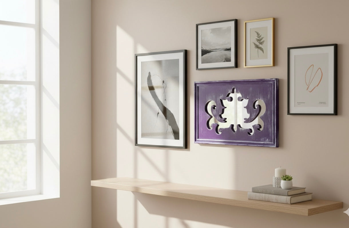 Elegant Ornate Mirror Wall Art