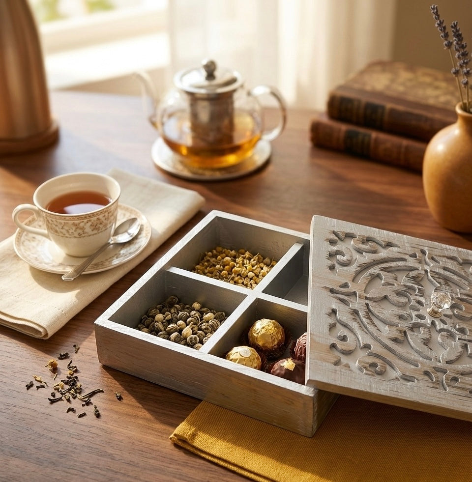 Antique Arabesque Multi-Purpose Decorative Box