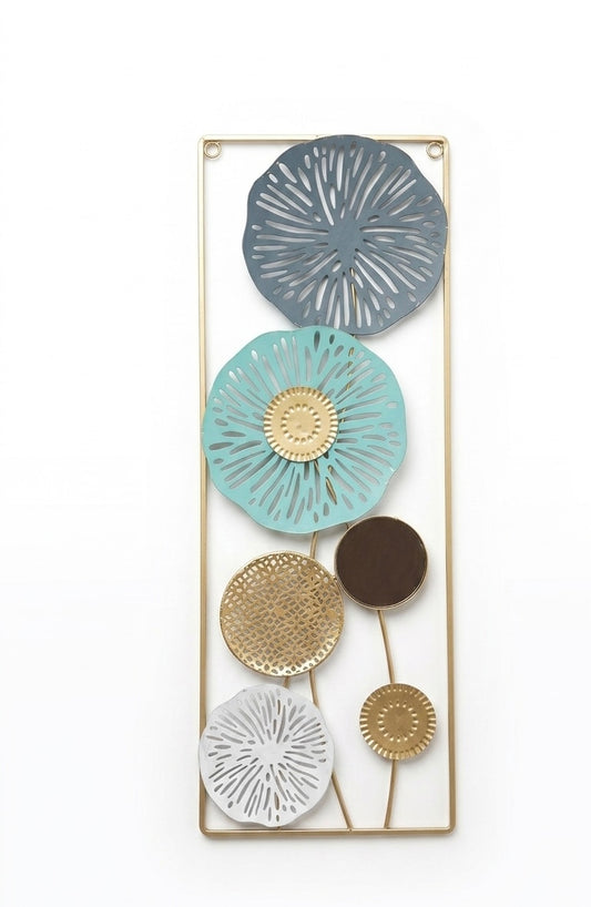 Botanical Harmony Metal Wall Art