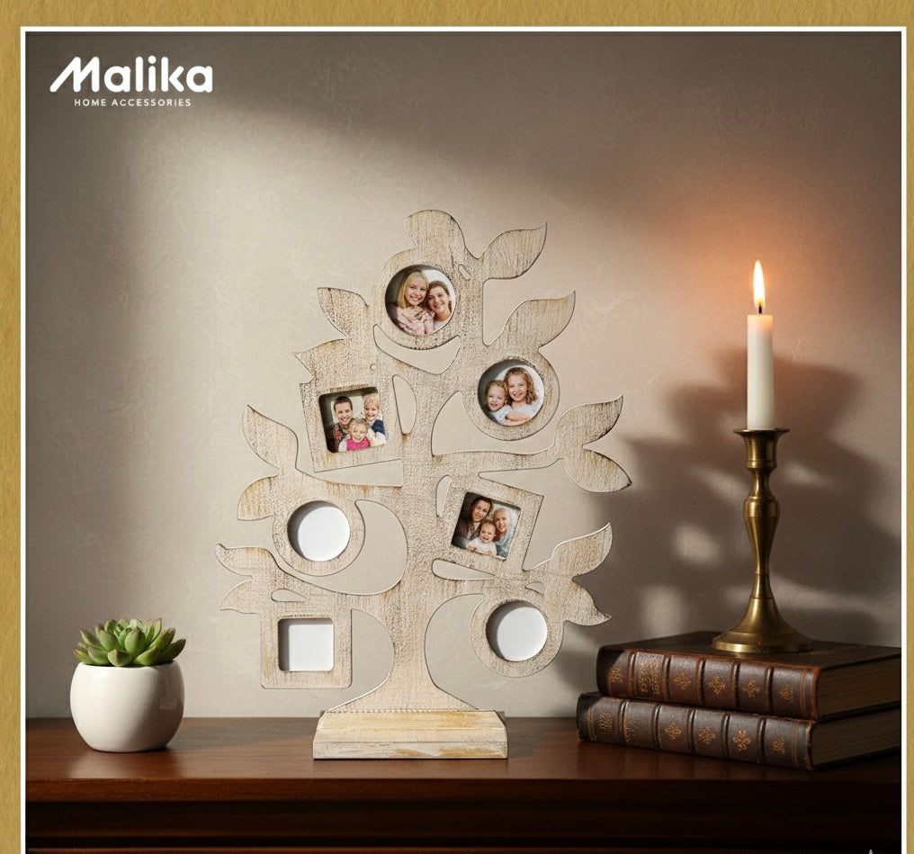 Tree of Life Vintage Wooden Multi-Frame