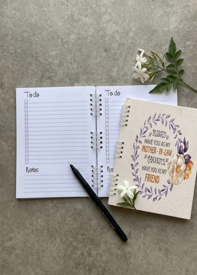 Notebook to do list