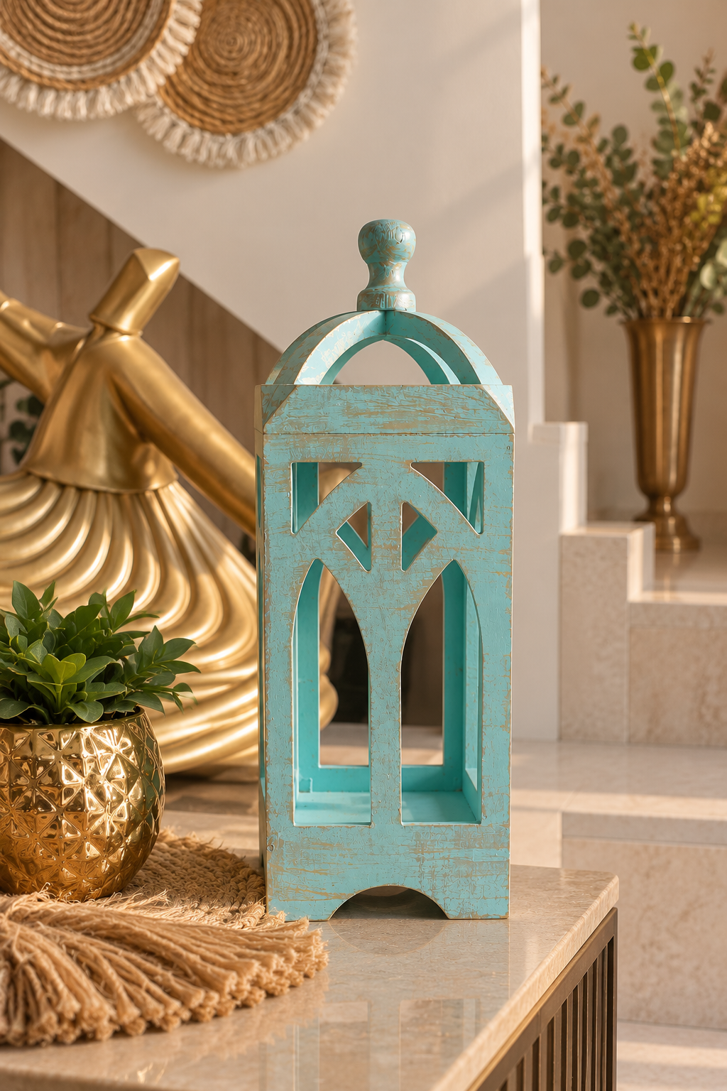 Vintage Gothic Arch Lantern (Small)