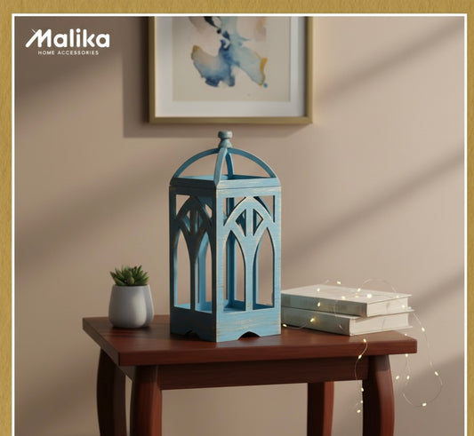 Azure Arched Lantern Decor