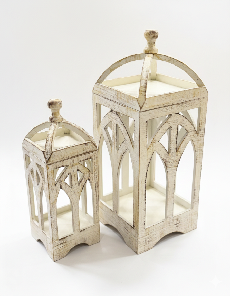 Artisan Distressed Lantern Set
