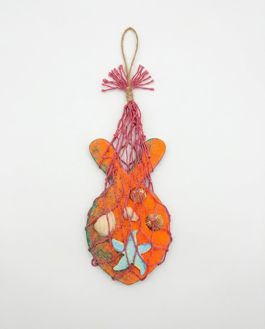 Coastal Fish Net Wall Decor