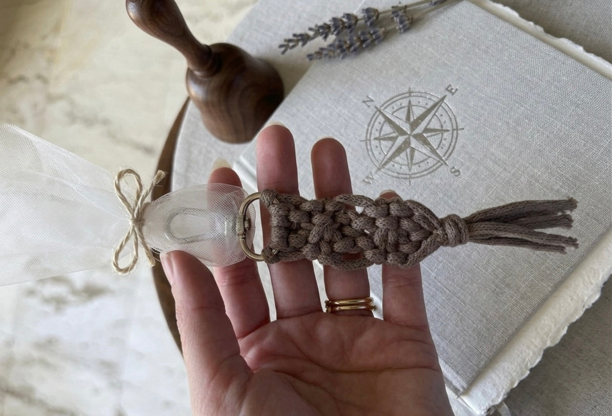 Handmade Macramé Boho Keychain