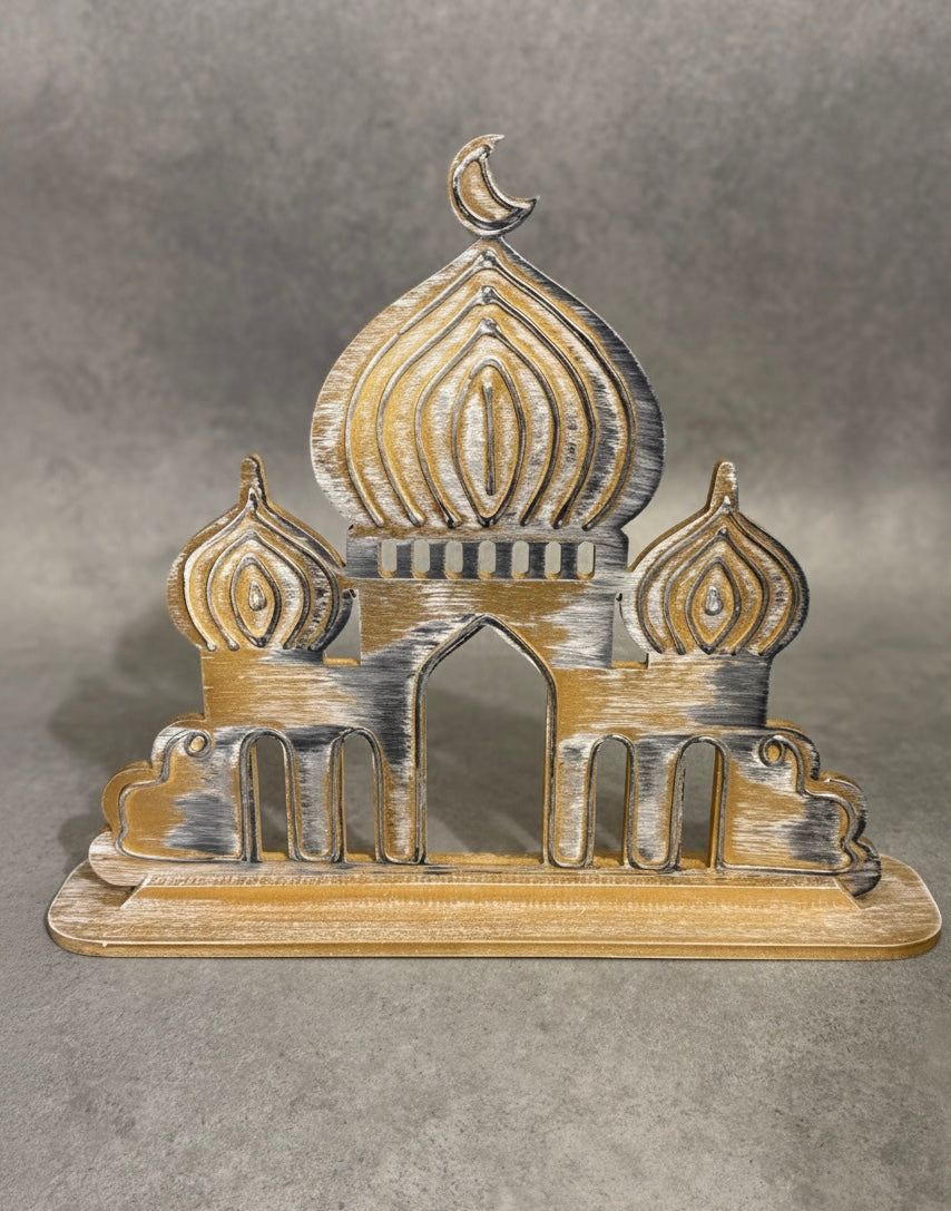 Artisan Mosque Domes: Timeless Islamic Tabletop Accent