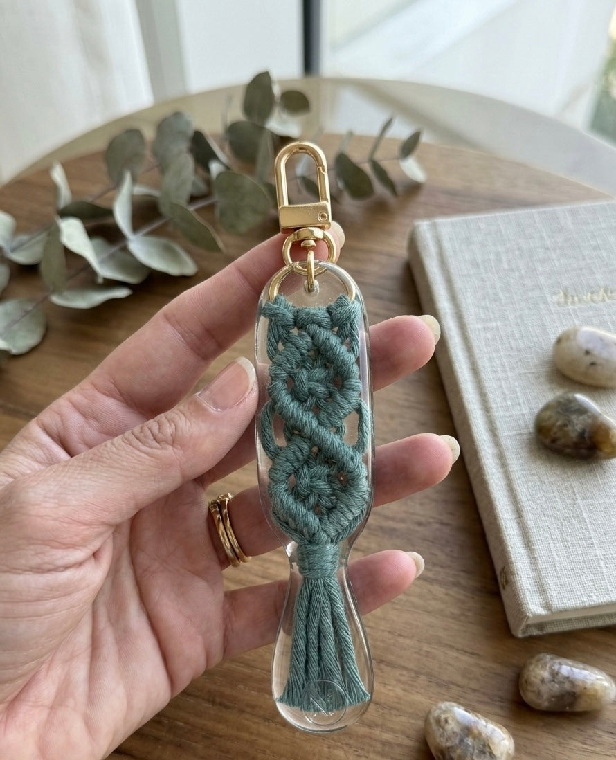 Handmade Macramé Boho Keychain