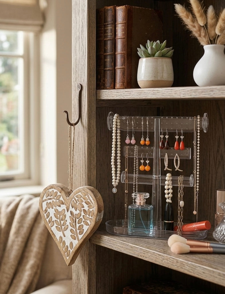 Clear Acrylic Jewelry & Cosmetic Organizer