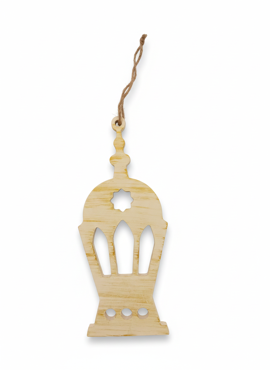Mini Ramadan Lantern – Hand-Finished Hanging Art