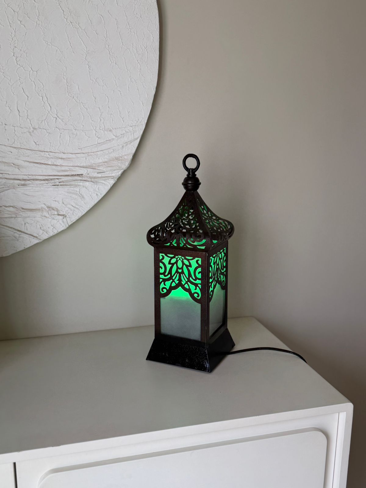 Copper mashrabeya lanterns