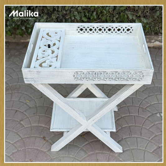 Tea Table with Removable Tray & Tea Box
